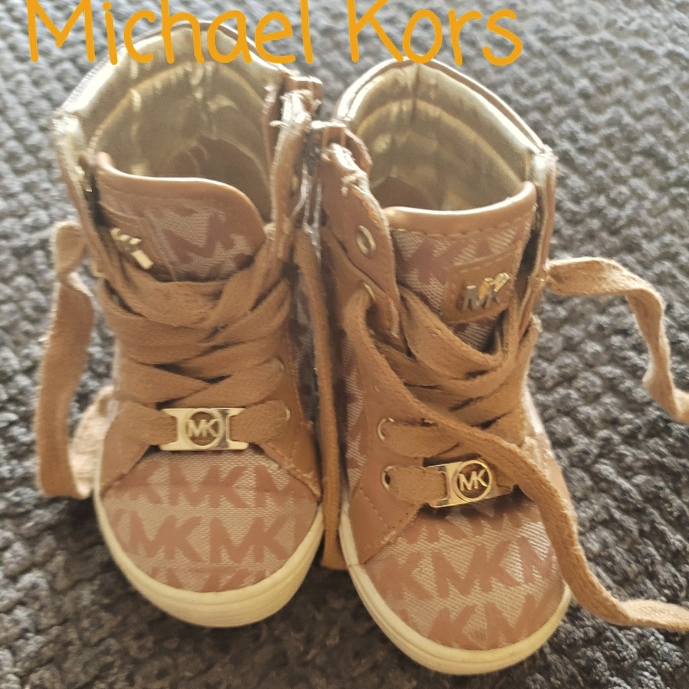 Michael Kors Toddler High Tops- EUC